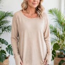  COTTON Fall Raglan Sleeve Thumbhole Top | S-XL