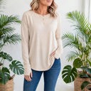  COTTON Fall Raglan Sleeve Thumbhole Top | S-XL