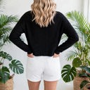  Casual Knit Long Sleeve layering Drop Shoulder Top | S-XL