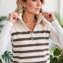  Cove Ribbed Knit Half-Zip Vest | S-XL