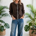  Whimsy Luxe Ruffle Button-Up Cardigan | S-XL