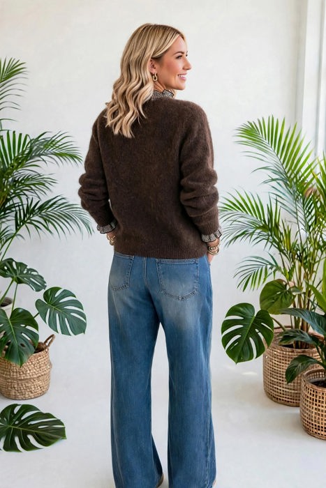 Whimsy Luxe Ruffle Button-Up Cardigan | S-XL