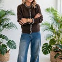  Whimsy Luxe Ruffle Button-Up Cardigan | S-XL