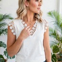  Crochet Ribbed Top