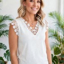  Crochet Ribbed Top
