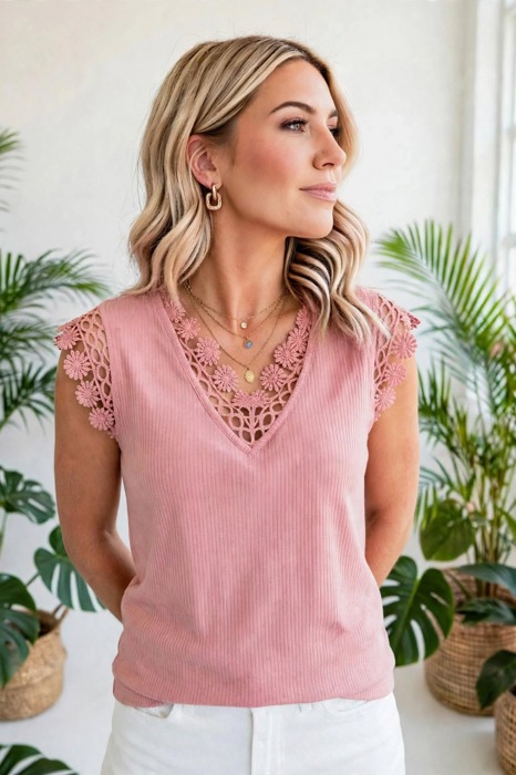 Crochet Ribbed Top