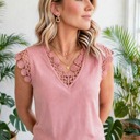  Crochet Ribbed Top