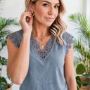  Crochet Ribbed Top