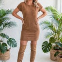  Ribelle Front Pocket Midi Dress | S-XL