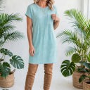  Ribelle Front Pocket Midi Dress | S-XL