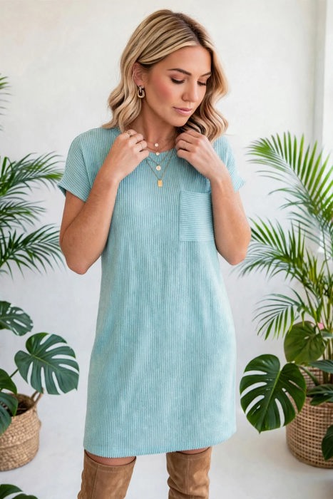 Ribelle Front Pocket Midi Dress | S-XL