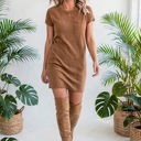  Ribelle Front Pocket Midi Dress | S-XL