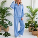  Cozy Scuba Collared Pullover & Pants Set