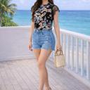  Luxe Floral Lace Sleeve Blouse | Free Shipping