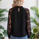  Dreamy Floral Lace Sleeve Blouse | S-XL