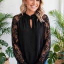  Dreamy Floral Lace Sleeve Blouse | S-XL
