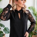  Dreamy Floral Lace Sleeve Blouse | S-XL