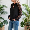  Dreamy Floral Lace Sleeve Blouse | S-XL