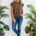  Polka Pop Dolman Round Neck Sweater | S-XL