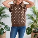  Polka Pop Dolman Round Neck Sweater | S-XL