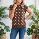  Polka Pop Dolman Round Neck Sweater | S-XL