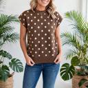  Polka Pop Dolman Round Neck Sweater | S-XL