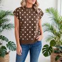  Polka Pop Dolman Round Neck Sweater | S-XL