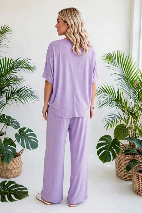 Dear Scarlett Wrinkle Free  Inspired Travel Coastal Two Piece Set | S-3X