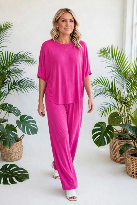 Dear Scarlett Wrinkle Free  Inspired Travel Coastal Two Piece Set | S-3X