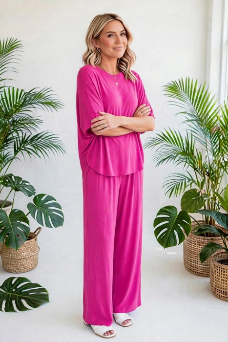 Dear Scarlett Wrinkle Free  Inspired Travel Coastal Two Piece Set | S-3X
