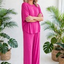  Dear Scarlett Wrinkle Free  Inspired Travel Coastal Two Piece Set | S-3X