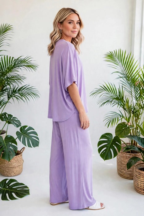 Dear Scarlett Wrinkle Free  Inspired Travel Coastal Two Piece Set | S-3X