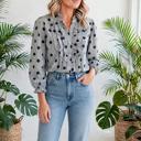  Polka & Stripe Style Shift Top | S-XL
