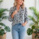 Polka & Stripe Style Shift Top | S-XL
