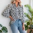  Polka & Stripe Style Shift Top | S-XL