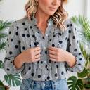  Polka & Stripe Style Shift Top | S-XL