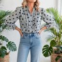  Polka & Stripe Style Shift Top | S-XL
