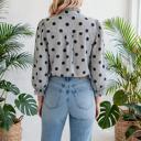  Polka & Stripe Style Shift Top | S-XL