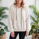  Noir Leopard Luxe Drawstring Hoodie | S-XL