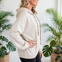  Noir Leopard Luxe Drawstring Hoodie | S-XL