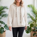  Noir Leopard Luxe Drawstring Hoodie | S-XL