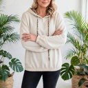  Noir Leopard Luxe Drawstring Hoodie | S-XL