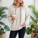  Noir Leopard Luxe Drawstring Hoodie | S-XL