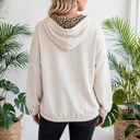  Noir Leopard Luxe Drawstring Hoodie | S-XL