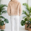  Luxe Faux Fur Coat With Pockets