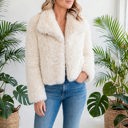  Luxe Faux Fur Coat With Pockets