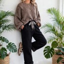  Roar Haven Leopard Drawstring Elastic Waist Pants | S-XL