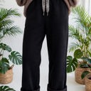  Roar Haven Leopard Drawstring Elastic Waist Pants | S-XL