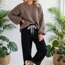  Roar Haven Leopard Drawstring Elastic Waist Pants | S-XL