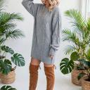  Cozy Cable Knit Sweater Dress | S-XL